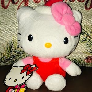 Sanrio Hello Kitty Christmas Plush 6inch NEW!